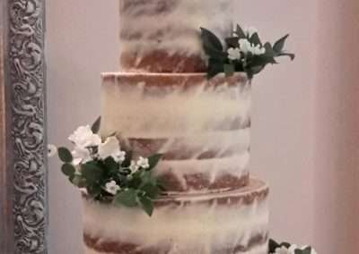 Naked, Semi Naked, Buttercream Wedding Cake - Gallery